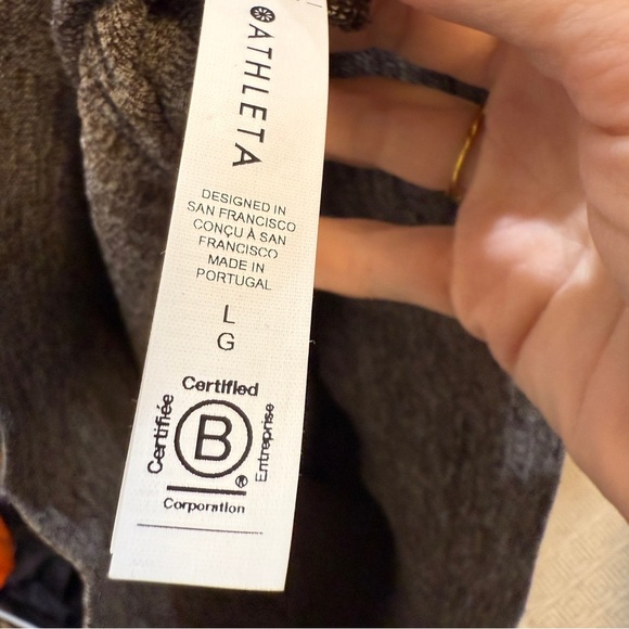 ATHLETA | grey luxe seamless skirt sz large - Picture 12 of 12